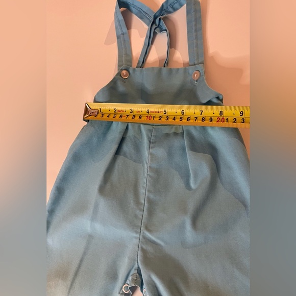 Kids Blue Overalls - Picture 6 of 8